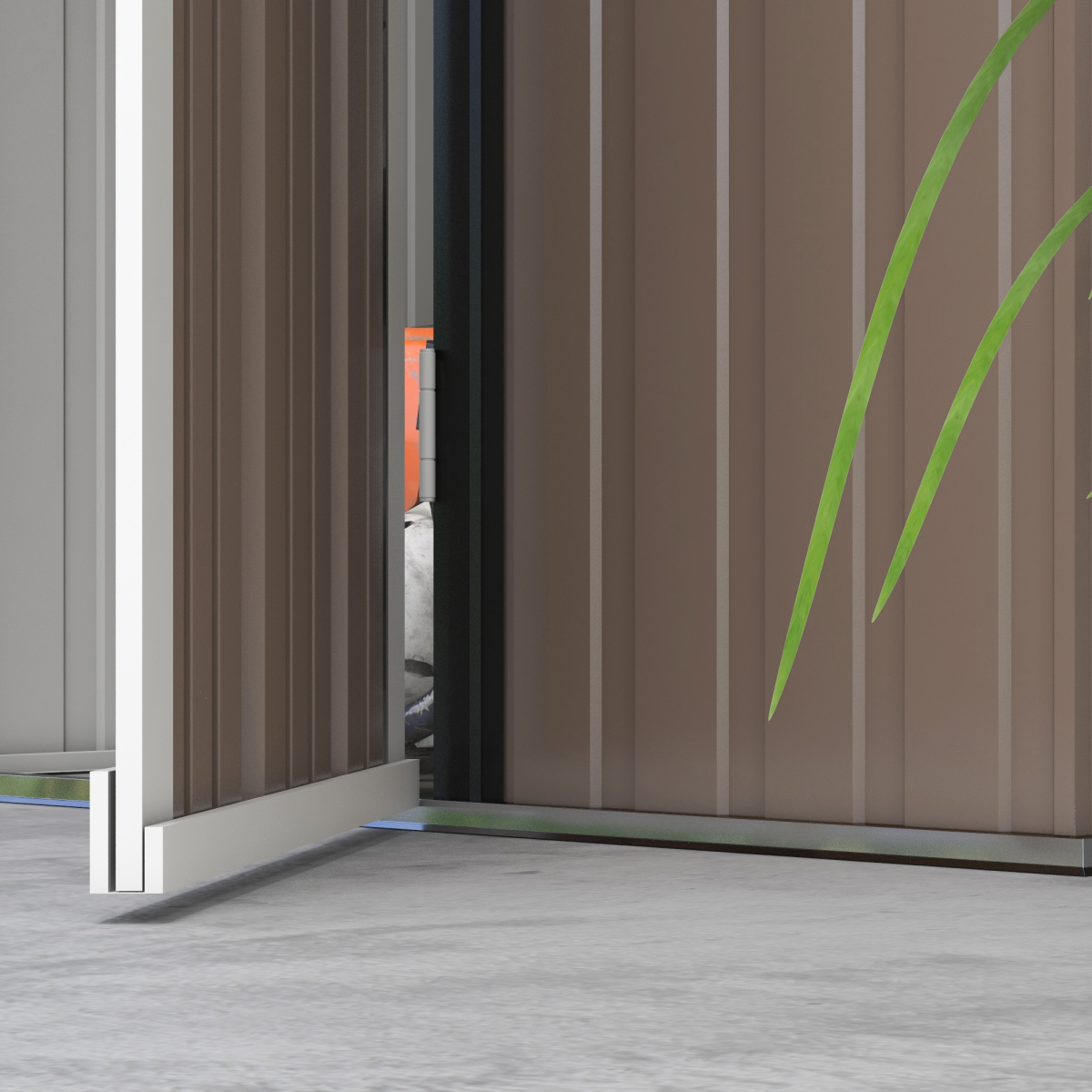 cortex-london-windsor-lockable-steel-garden-storage-shed-brown