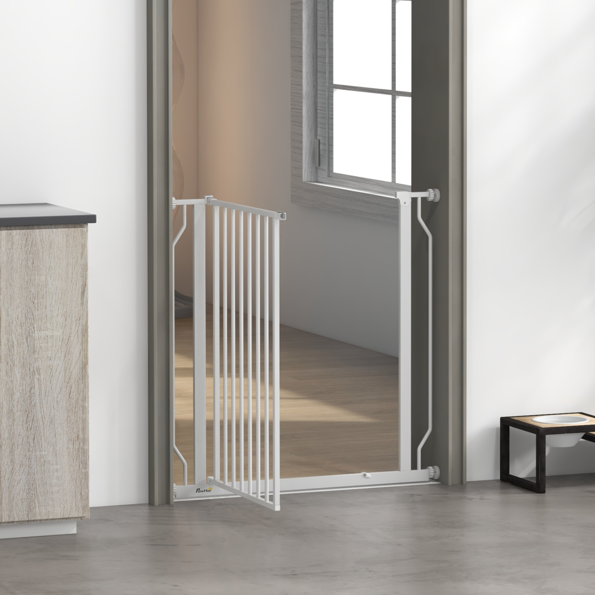 cortex-london-windsor-white-steel-dog-stair-gate