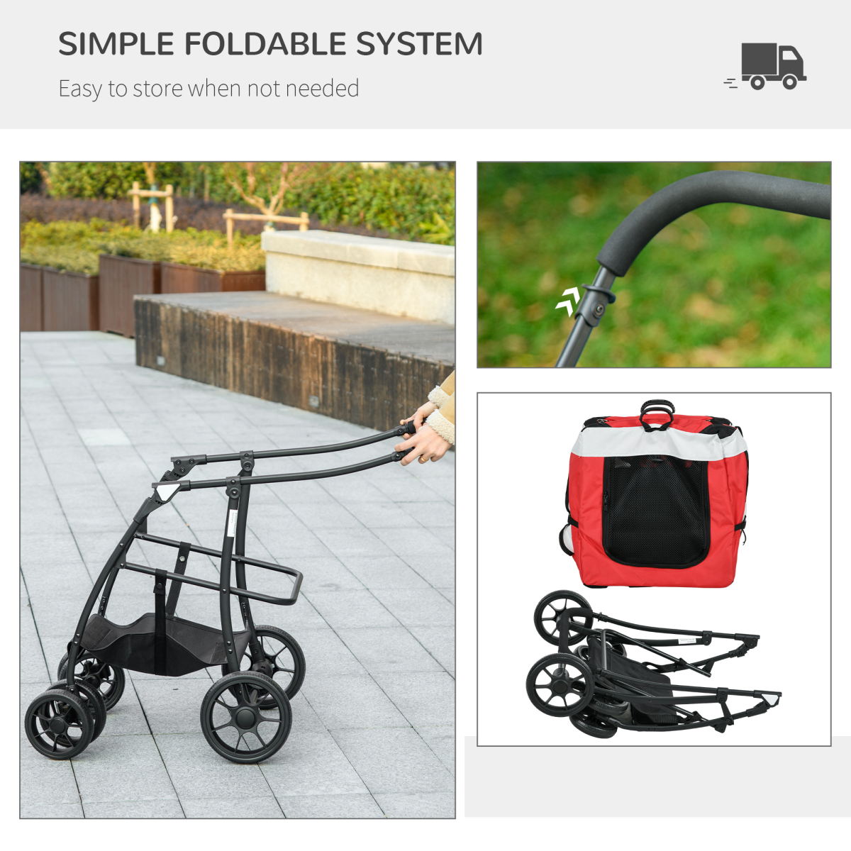 cortex-london-windsor-pawhut-foldable-pet-stroller-red