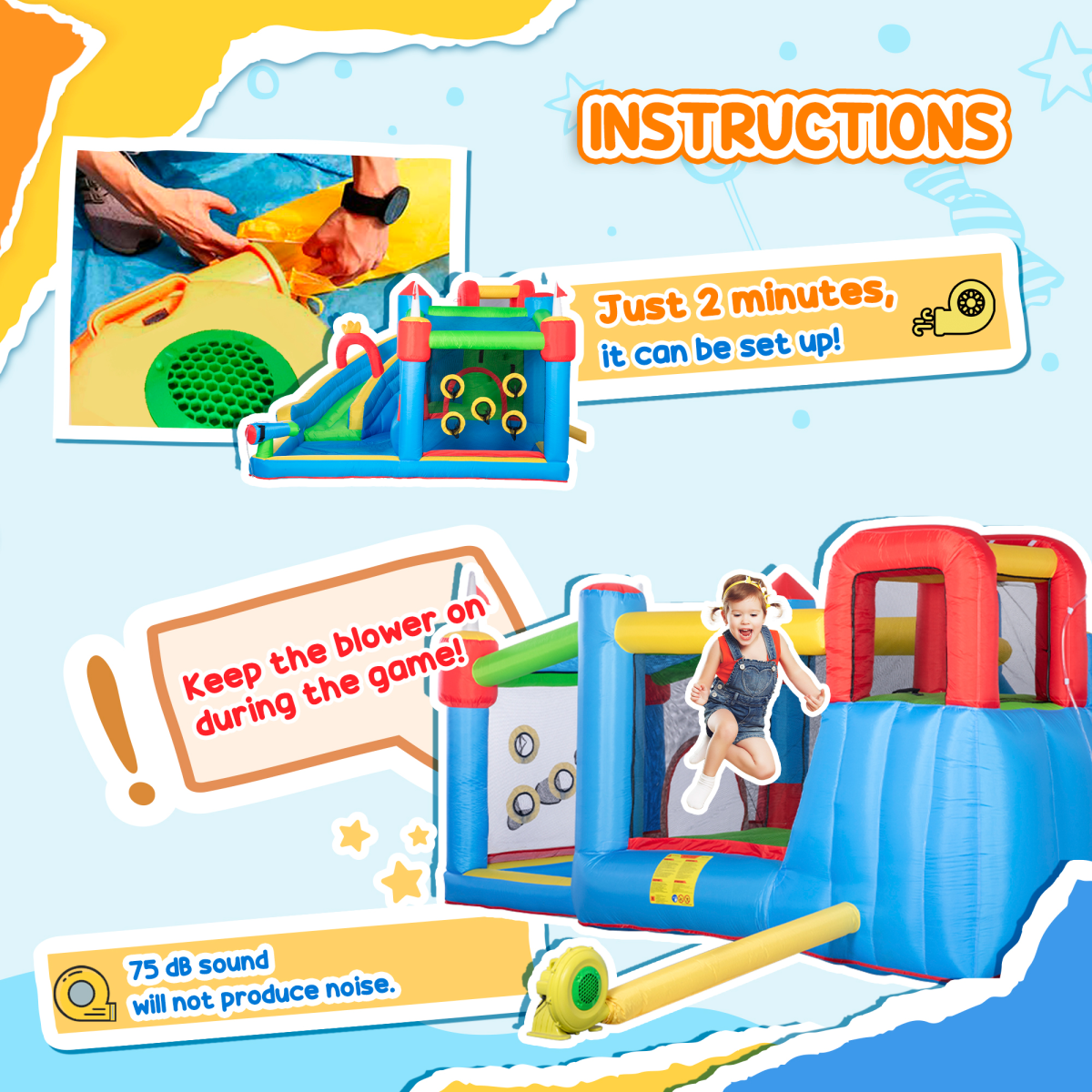 cortex-london-windsor-kids-6-in-1-inflatable-water-slide-water-gun-castle
