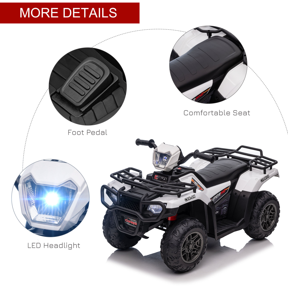 cortex-london-windsor-kids-12v-electric-quad-bike-led-headlights-music-white