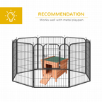 Wooden Rabbit Hutch Bunny Cage Guinea Pig House Pet Habitat Small Animals