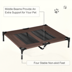 Pet Bed Raised Cot Dog Cat Elevated Puppy Hammock Camping Portable Waterproof