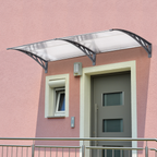 Door Canopy Awning Outdoor Window Rain Shelter Cover Clear