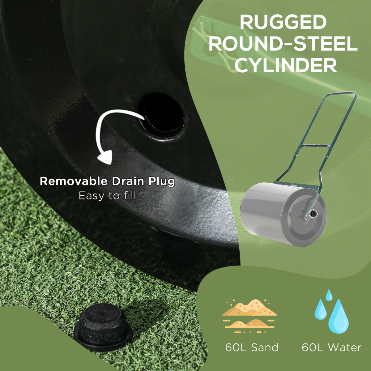 cortex-london-windsor-60l-steel-garden-roller-push-pull