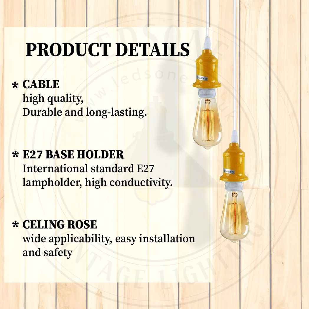 cortex-london-york-industrial-e27-pendant-light-fitting-set-10-pack-pvc-cable