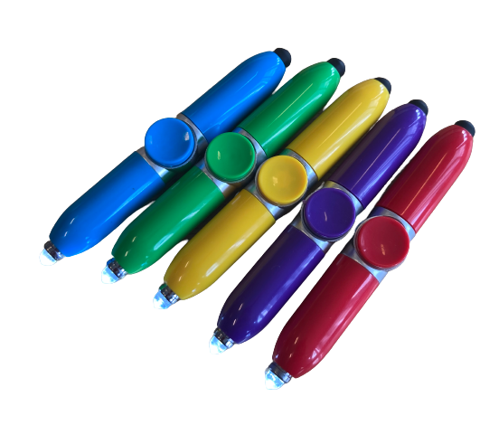 Gyro Pen with Light Set of 5