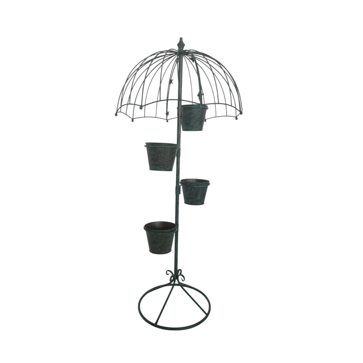 cortex-london-windsor-130cm-green-metal-garden-planter