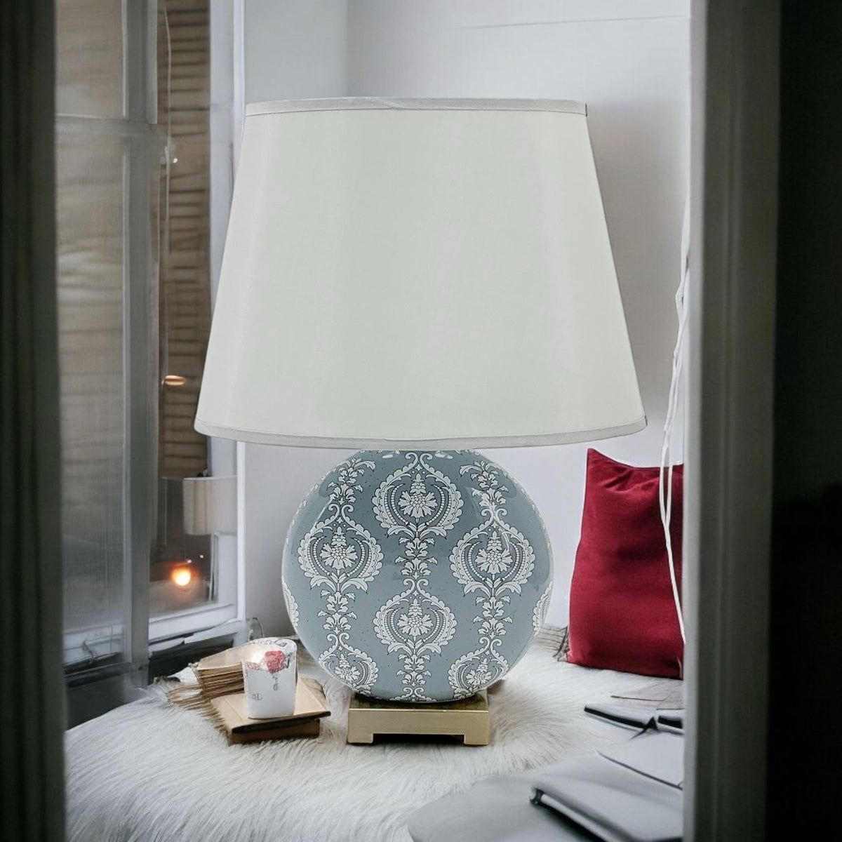 cortex-london-windsor-grey-damask-50cm-ceramic-table-lamp-with-drum-shade