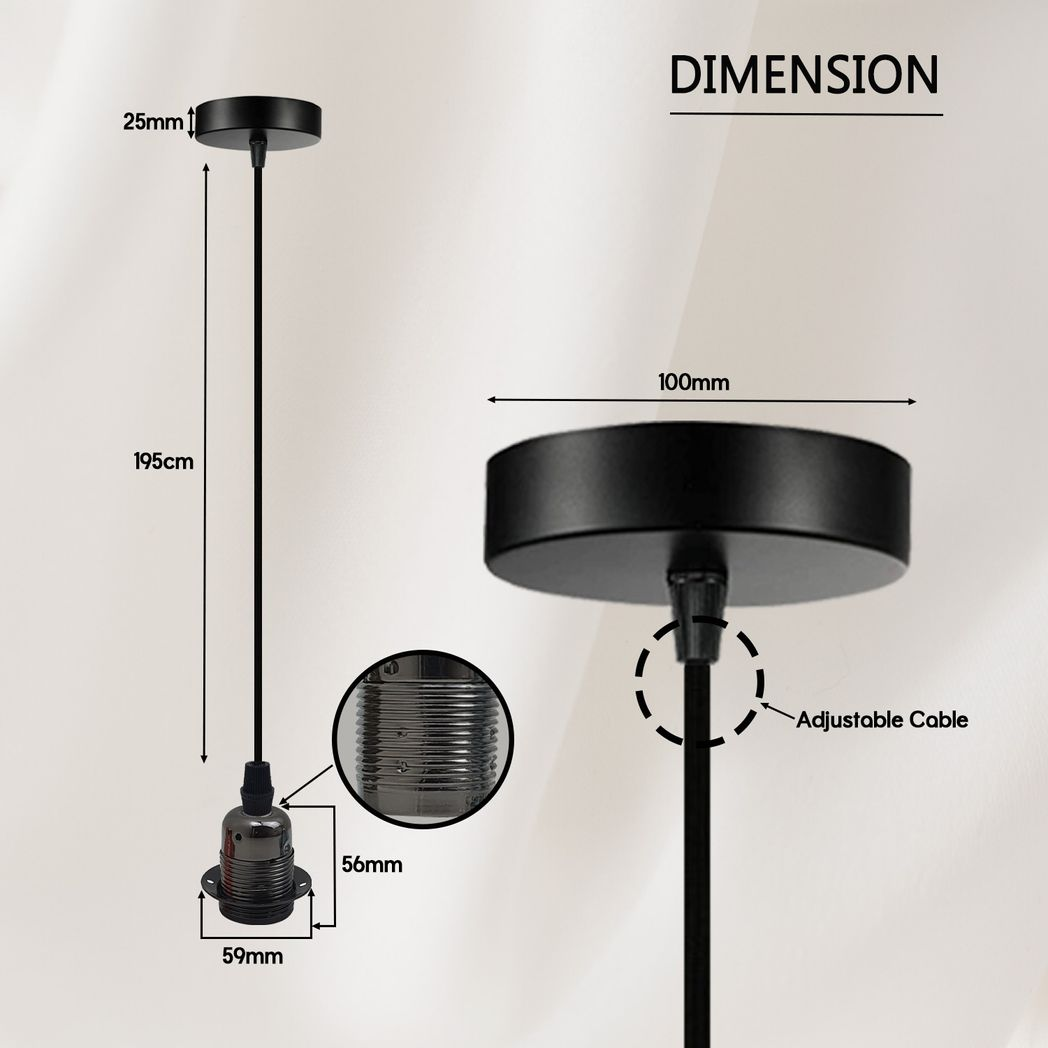 cortex-london-york-vintage-industrial-black-pendant-light-fitting-e27-195cm-adjustable-cable