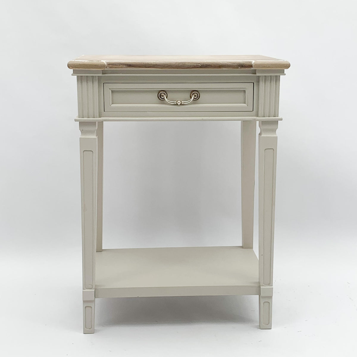 cortex-london-windsor-78cm-wooden-drawer-table-polished-finish