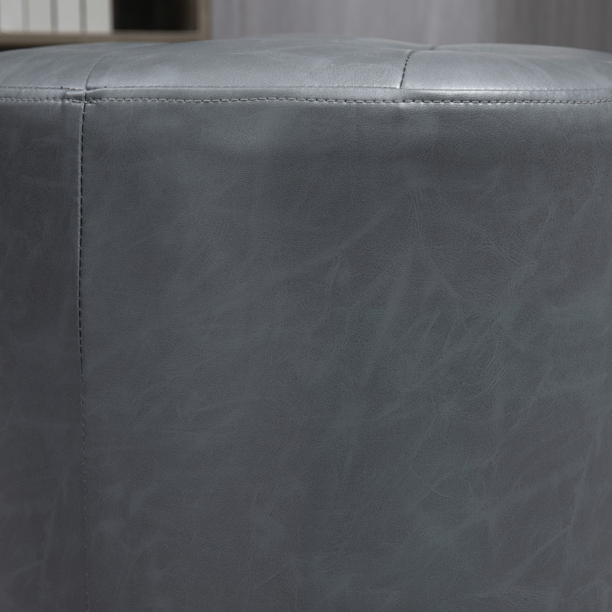 cortex-london-kensington-grey-360-swivel-pu-foot-stool-ottoman