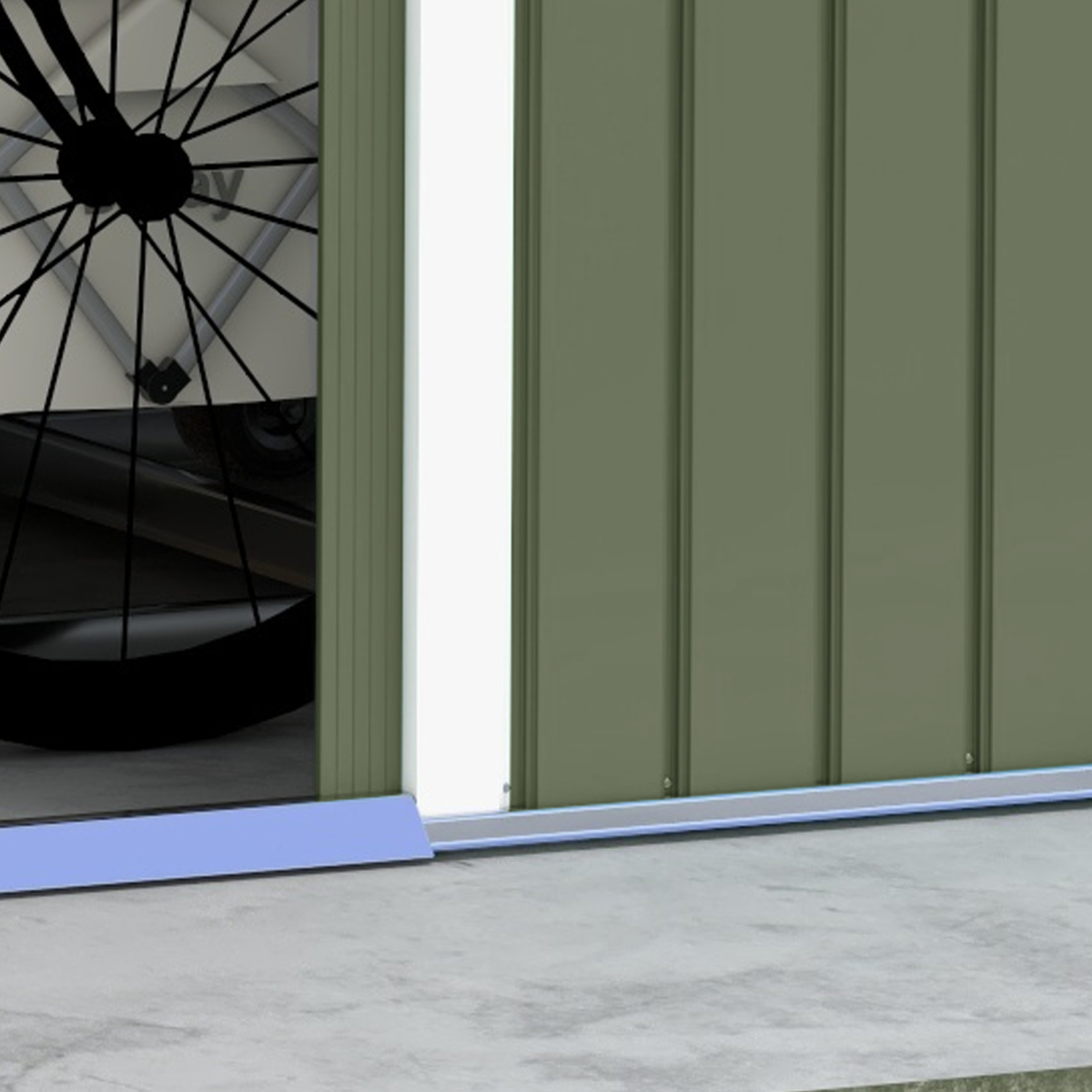 cortex-london-windsor-green-metal-garden-storage-shed-9-x-6ft-sliding-double-doors