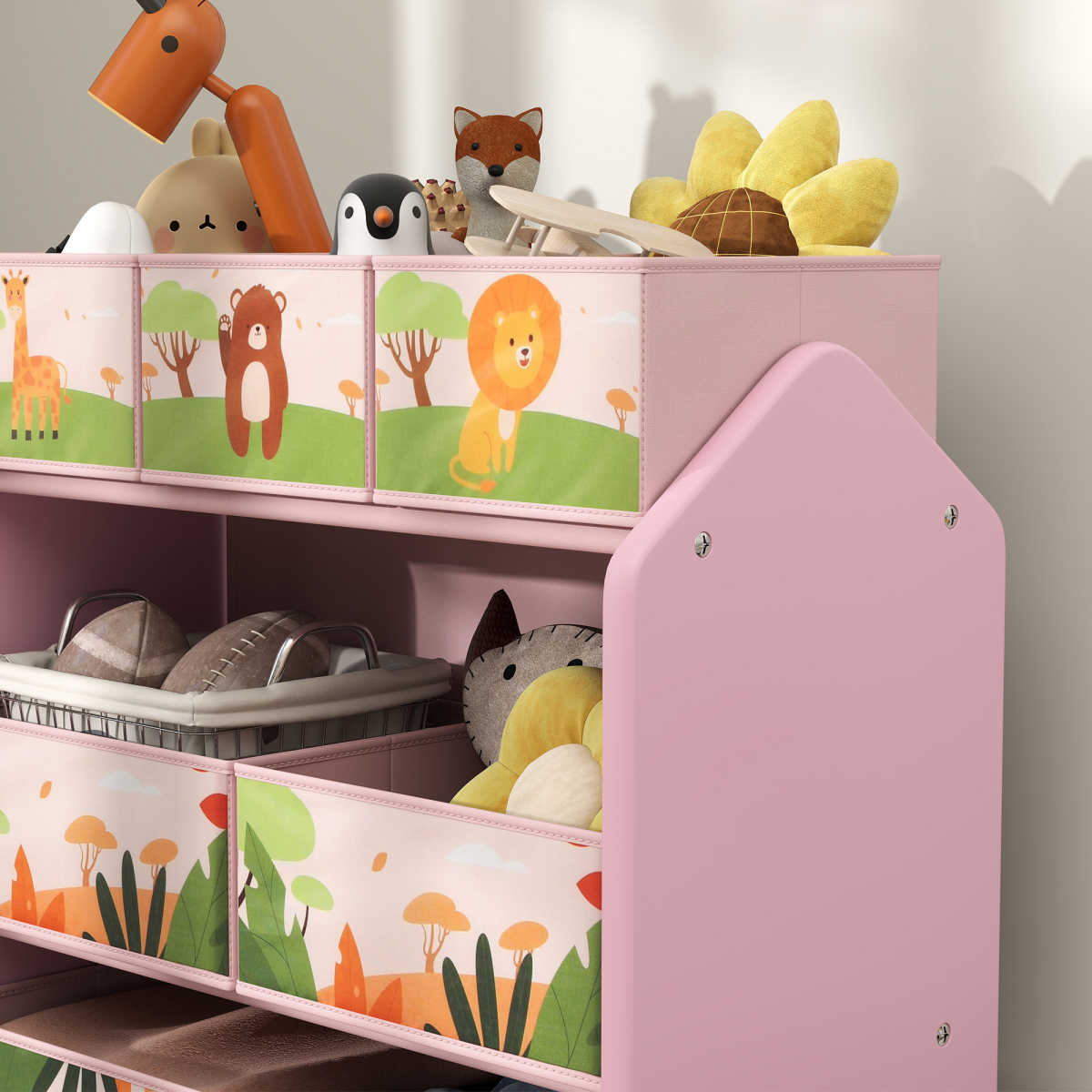 cortex-london-windsor-pink-kids-toy-storage-unit-six-boxes