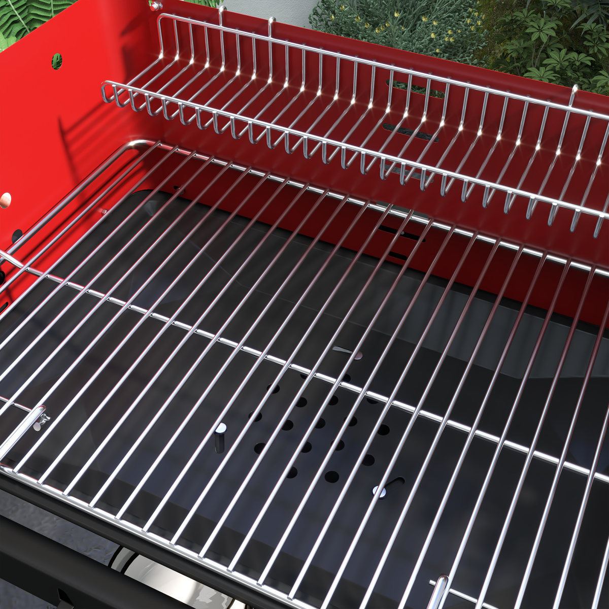 cortex-london-windsor-charcoal-barbecue-grill-trolley-five-level-red-black