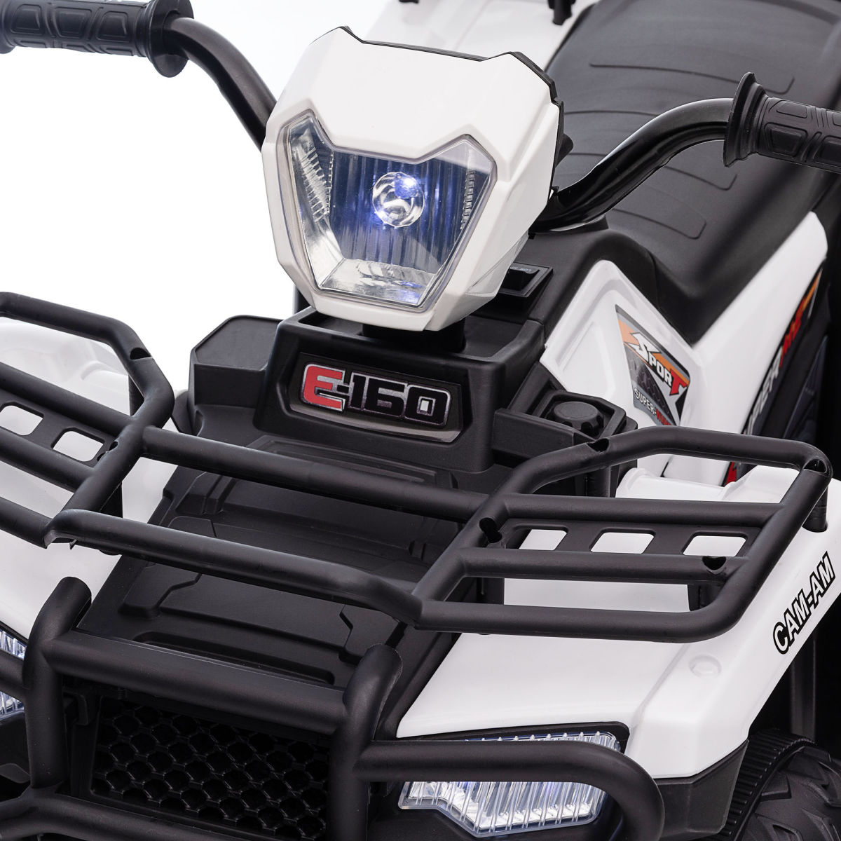 cortex-london-windsor-kids-12v-electric-quad-bike-led-headlights-music-white
