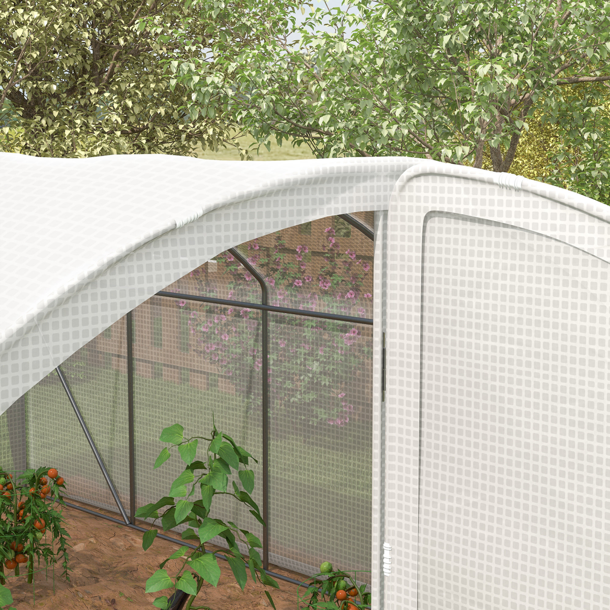 cortex-london-windsor-4-x-3-x-2m-polytunnel-greenhouse-uv-resistant-pe-cover-white