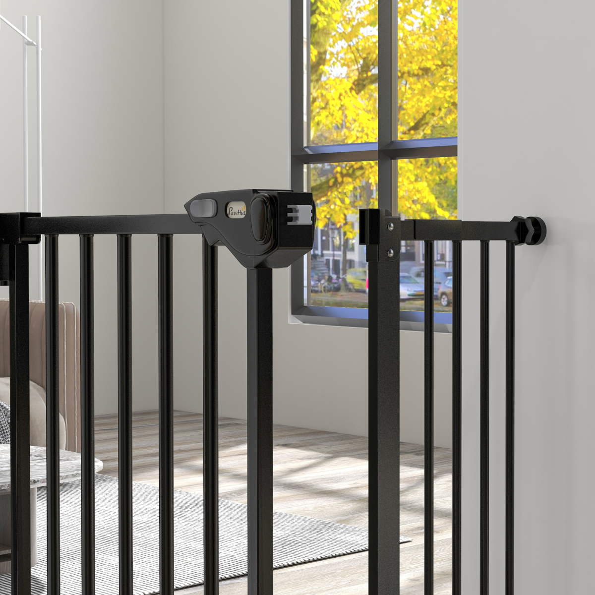 cortex-london-windsor-adjustable-pet-safety-gate-black-metal-plastic