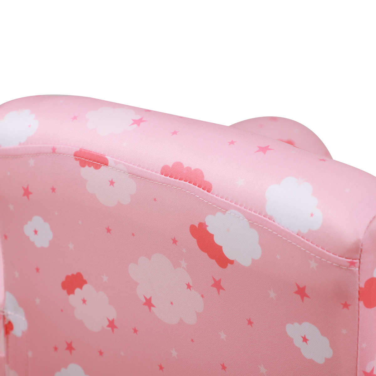 cortex-london-windsor-cloud-star-kids-armchair-footrest-pink