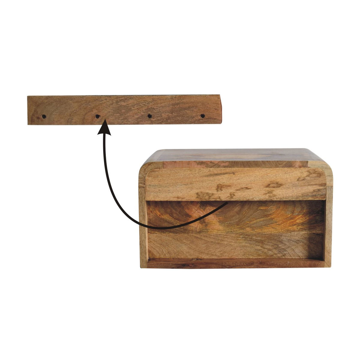 cortex-london-york-floating-bedside-solid-mango-wood-oakish-one-drawer-one-shelf
