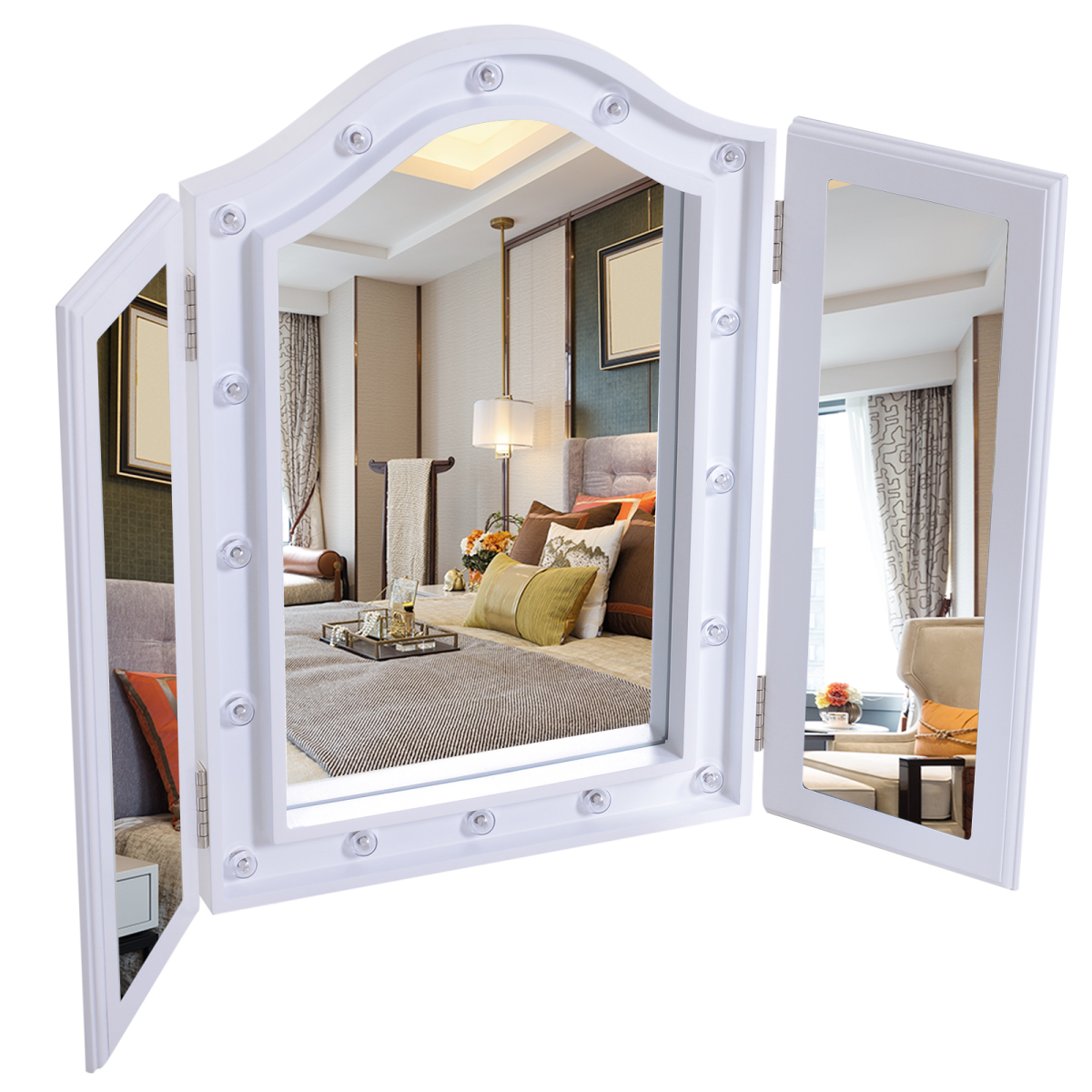 cortex-london-windsor-led-tri-fold-vanity-mirror-white