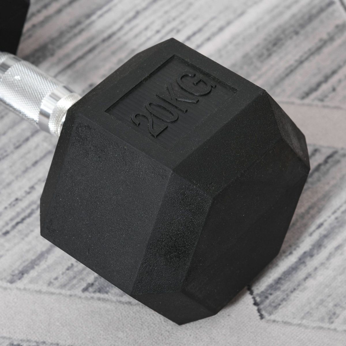 cortex-london-windsor-20kg-rubber-hex-dumbbell
