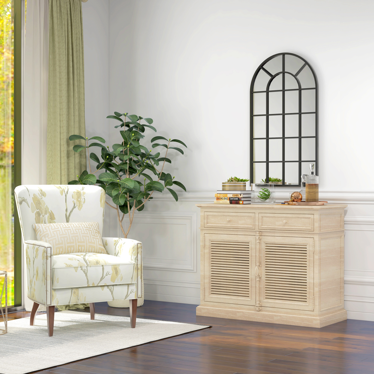 cortex-london-york-arch-window-wall-mirror-black-110x62cm