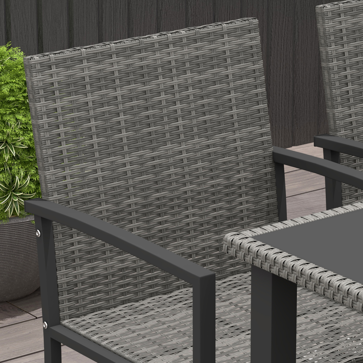 cortex-london-windsor-four-seater-rattan-garden-dining-set-grey-glass-tabletop