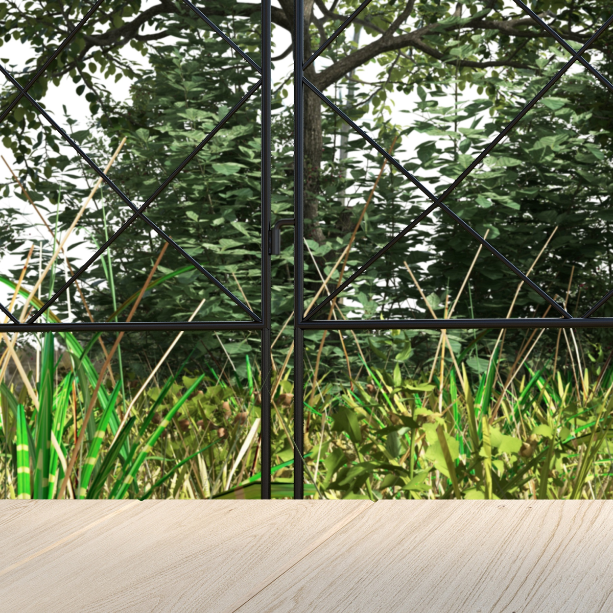 cortex-london-windsor-four-piece-steel-garden-fence-border-edging-black