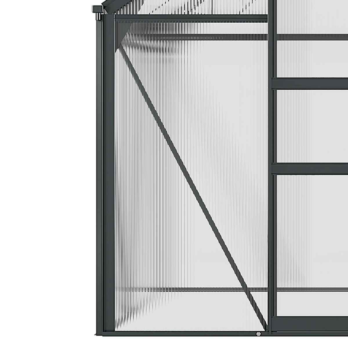 cortex-london-kensington-6-x-6ft-polycarbonate-garden-greenhouse-aluminium-frame-sliding-door