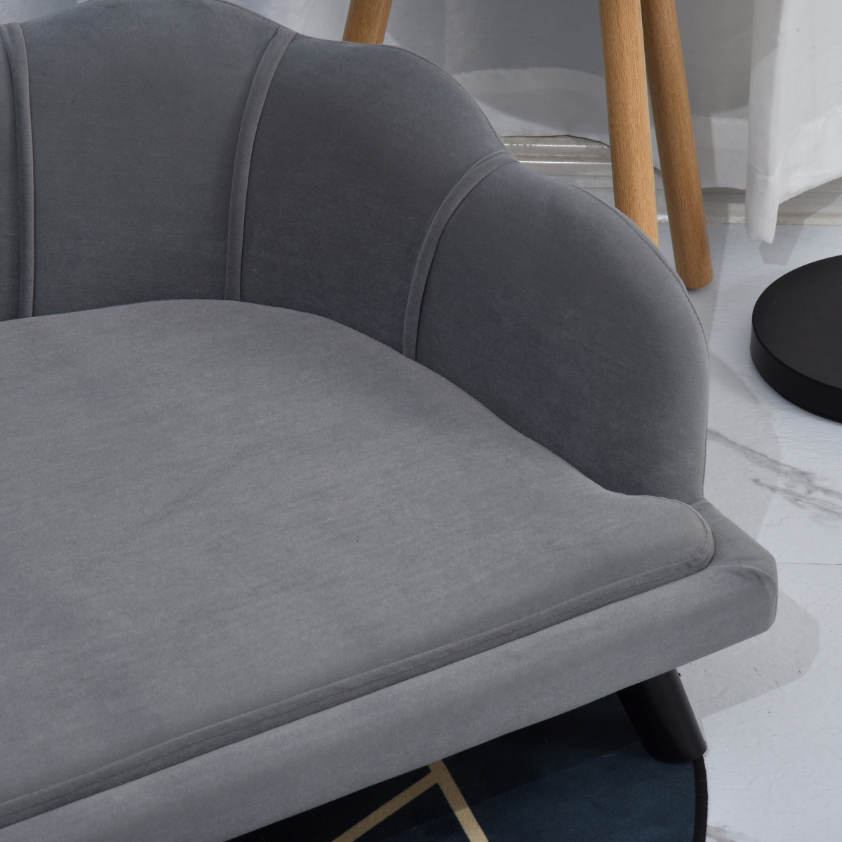 cortex-london-windsor-pearl-shell-dog-sofa-bed-grey
