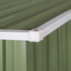 Garden Storage Shed, Sloped Roof, Lockable Door Green, 142x84x189cm