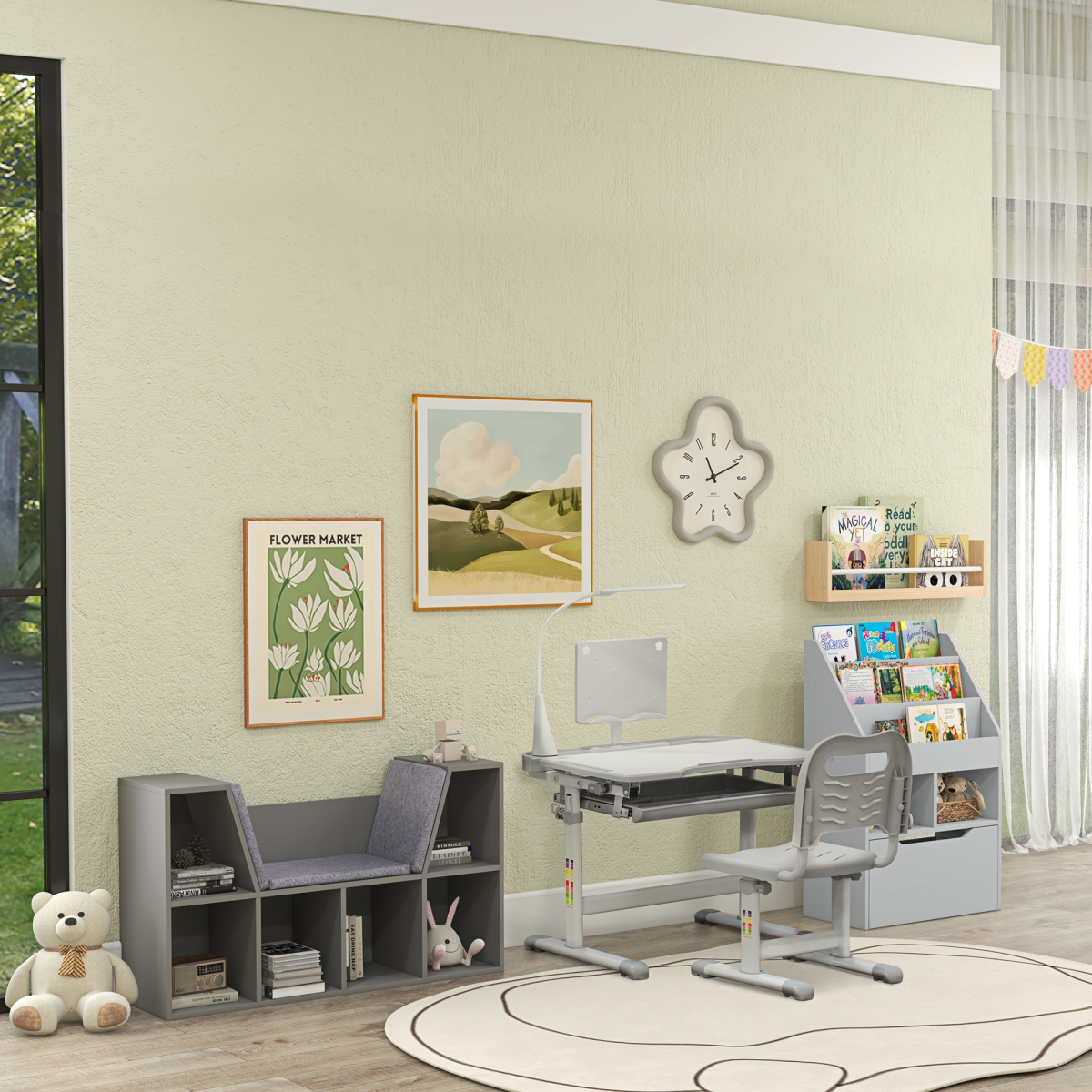 cortex-london-windsor-kids-adjustable-study-desk-chair-set-usb-lamp-grey