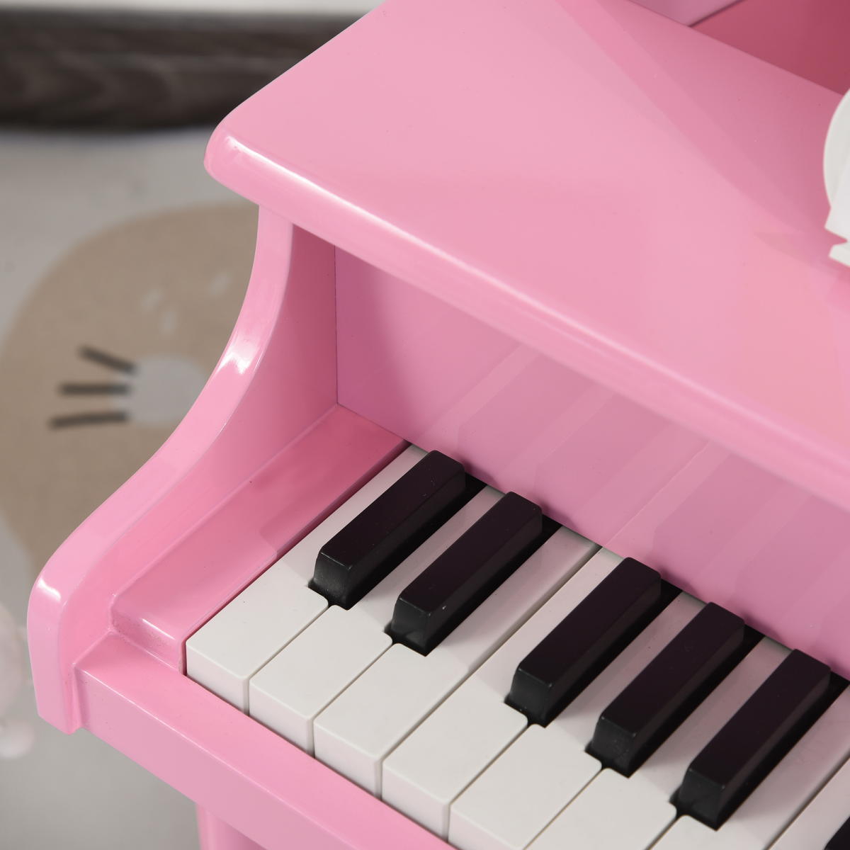 cortex-london-windsor-30-key-kids-piano-music-stand-stool-homcom