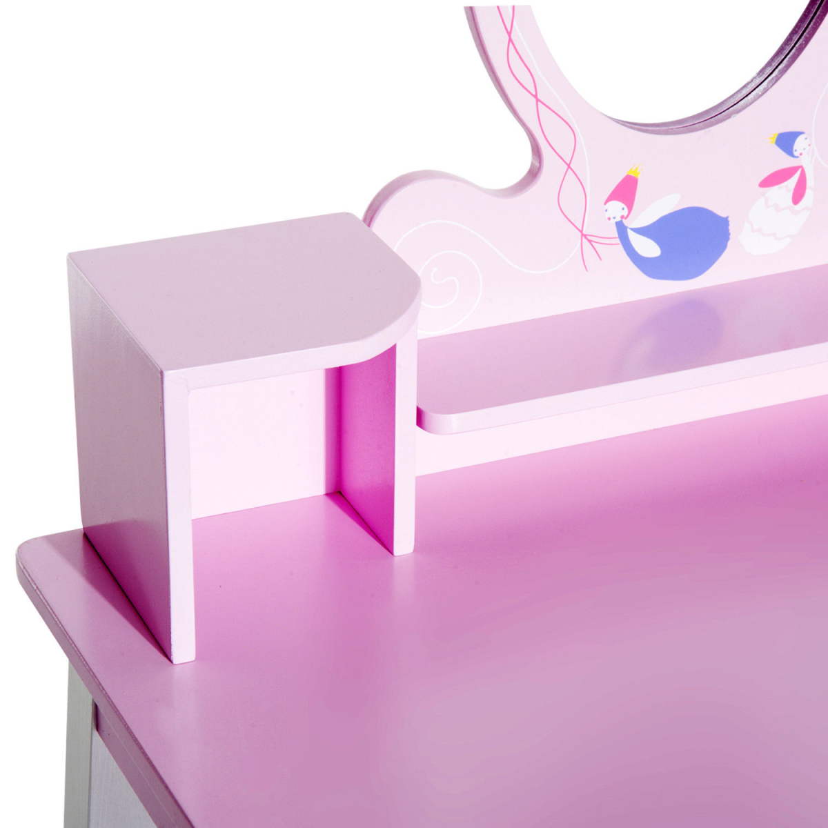 cortex-london-windsor-kids-pink-dressing-table-stool-set-with-storage