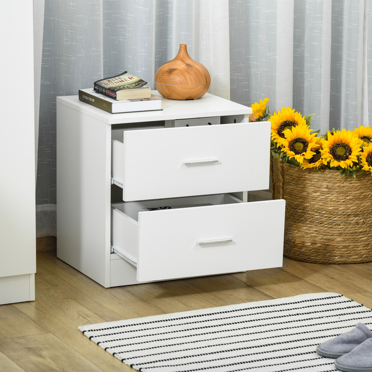 cortex-london-york-white-bedside-table-two-drawers