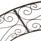 Outsunny Garden Arch, 226H cm, Metal Frame