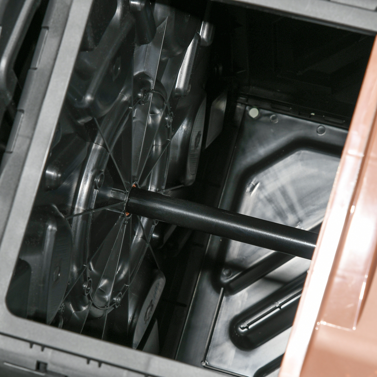 cortex-london-york-130l-dual-chamber-rotating-compost-bin-dark-brown-black