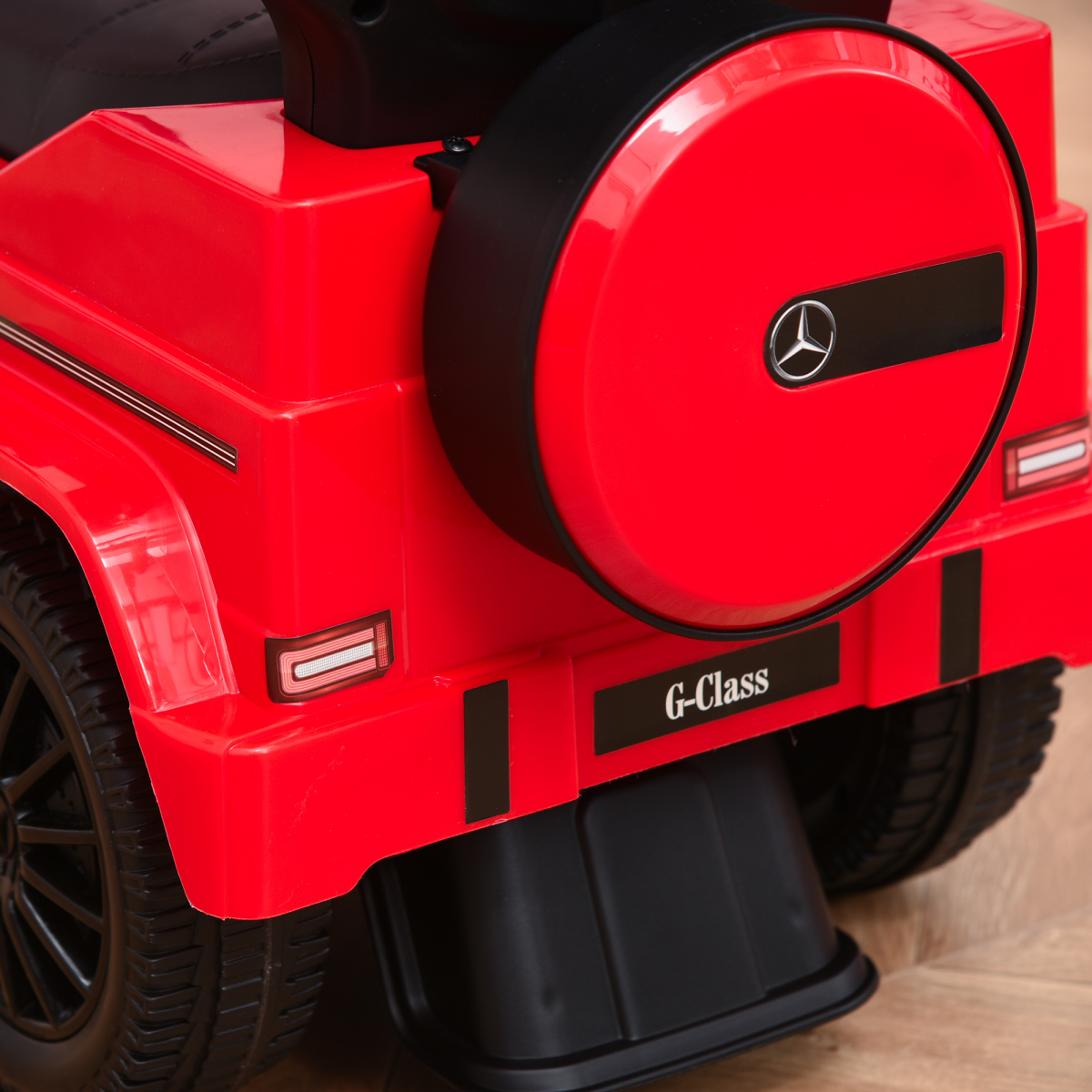 cortex-london-windsor-mercedes-benz-g350-ride-on-slider-stroller-red