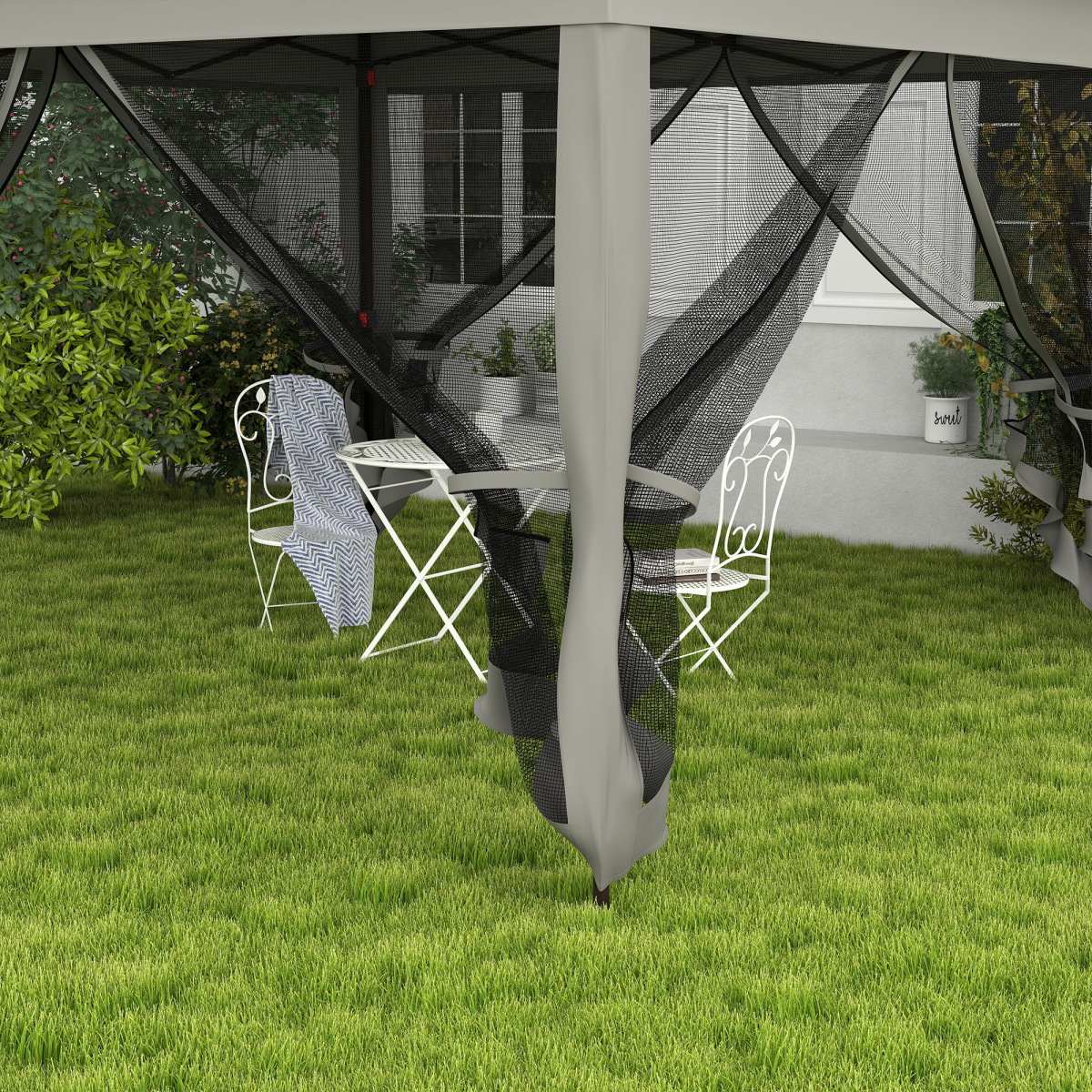 cortex-london-windsor-garden-pop-up-gazebo-folding-tent-dark-grey-brown-frame
