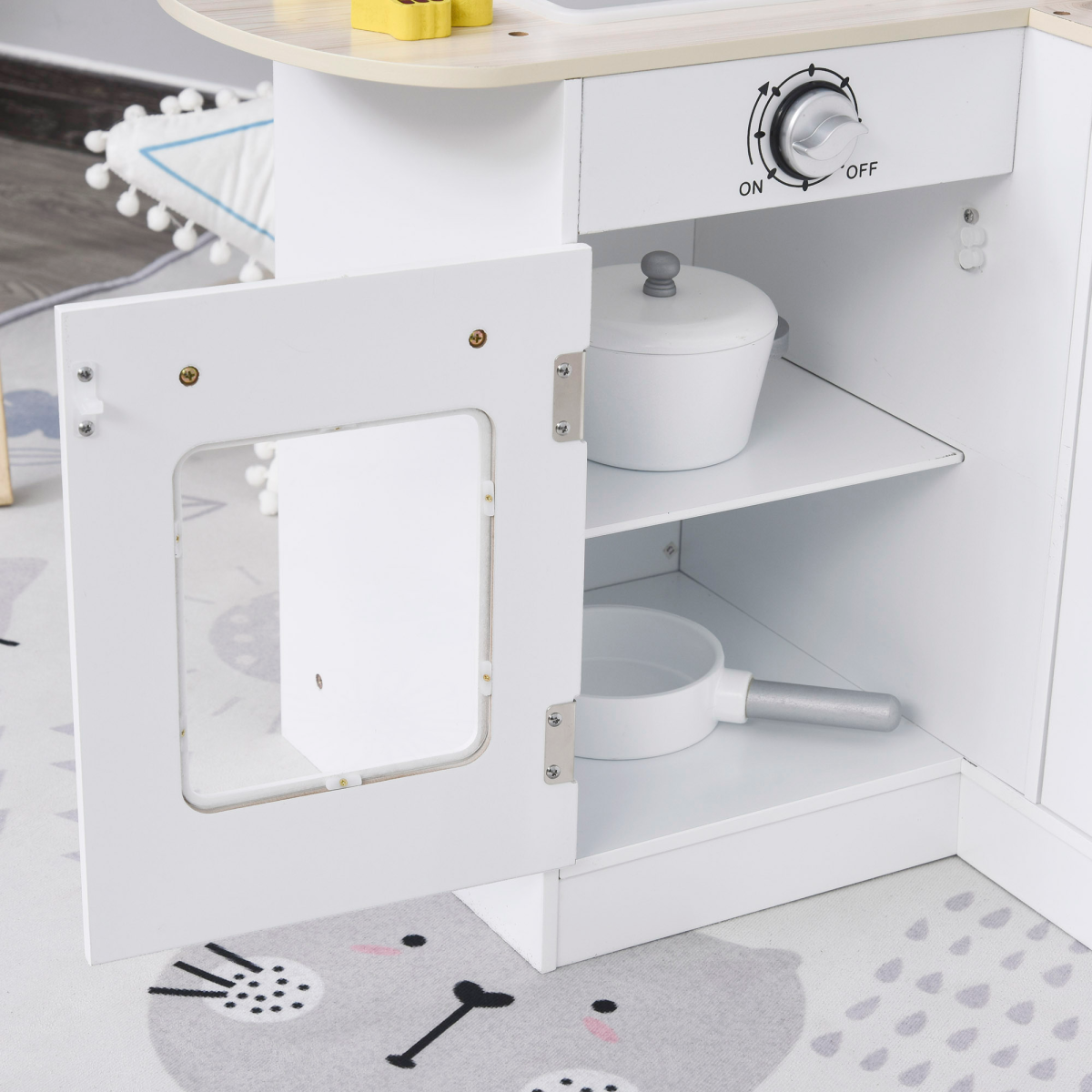 cortex-london-windsor-kids-play-kitchen-white-14-piece-water-dispenser
