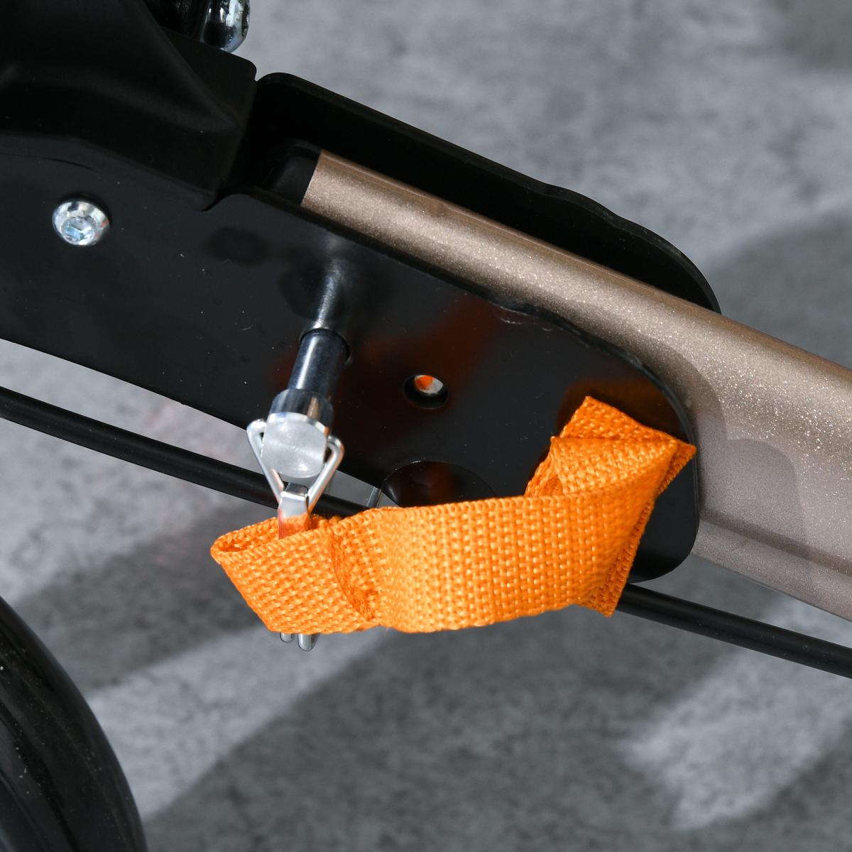 cortex-london-windsor-gold-tone-four-wheel-rollator-walker-seat-bag