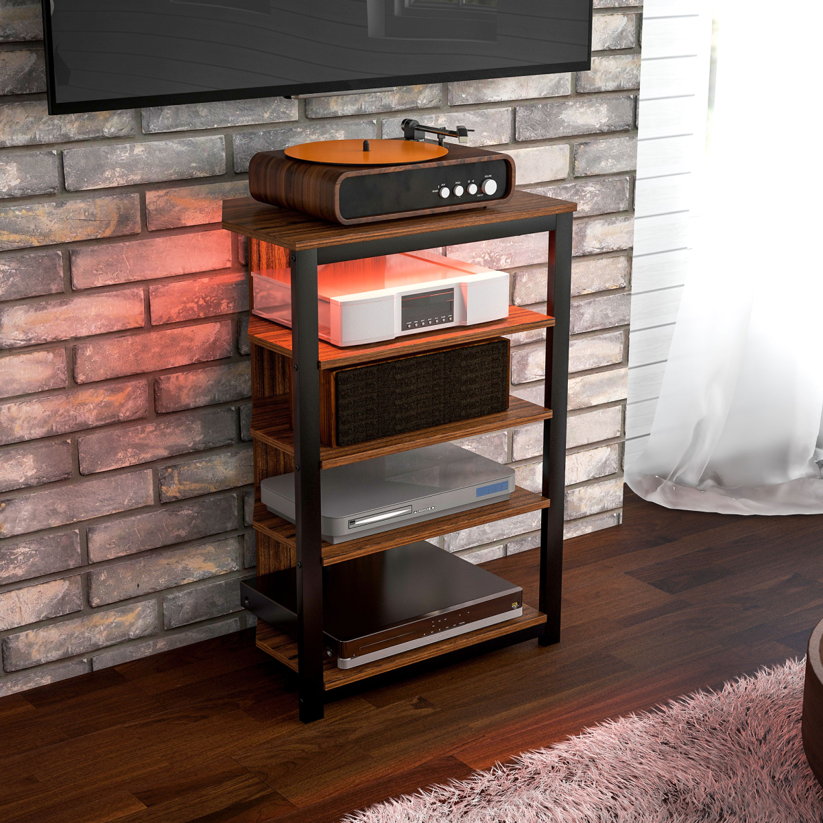 cortex-london-york-corner-rgb-led-tv-stand-four-tier-brown-wood-effect