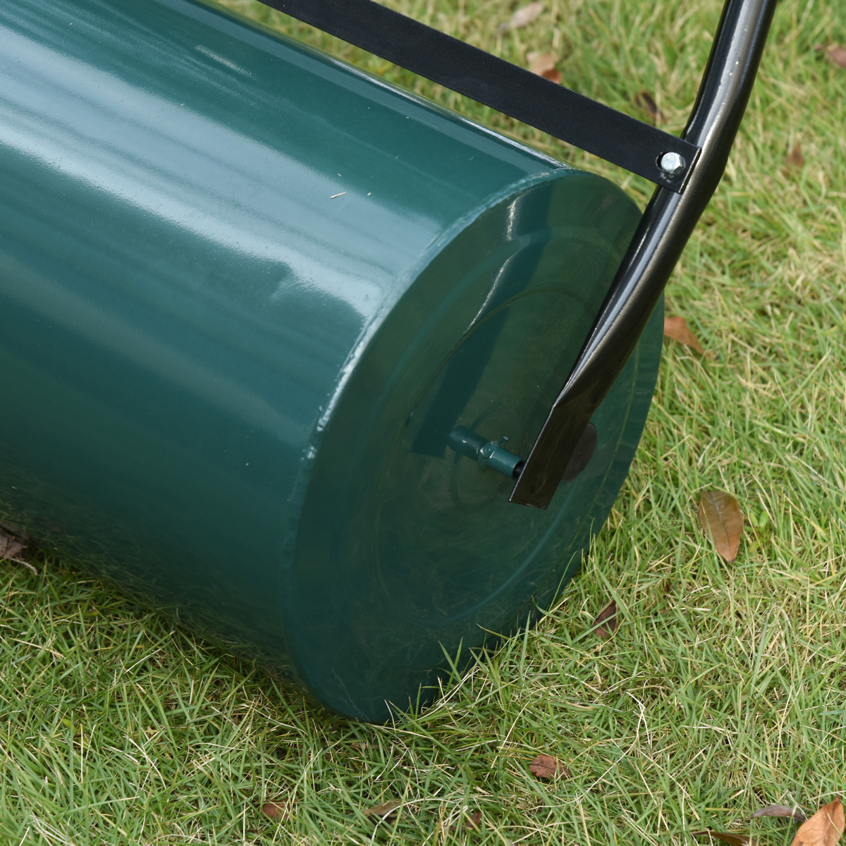 cortex-london-windsor-30cm-metal-lawn-roller-deep-green
