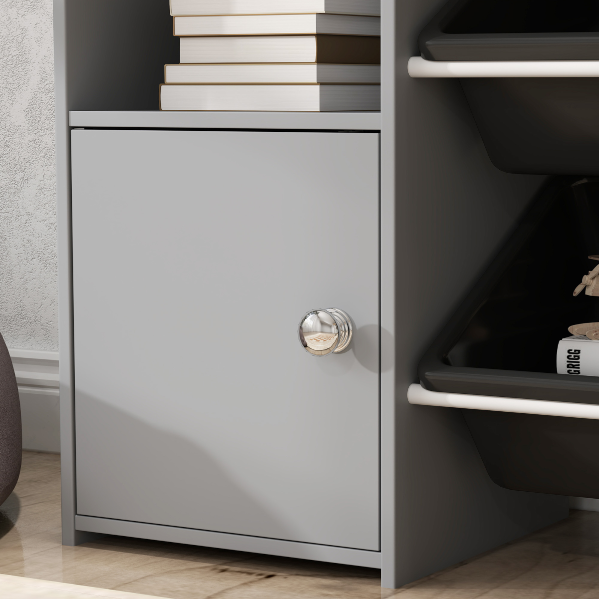 cortex-london-windsor-toy-storage-unit-eight-removable-bins-grey