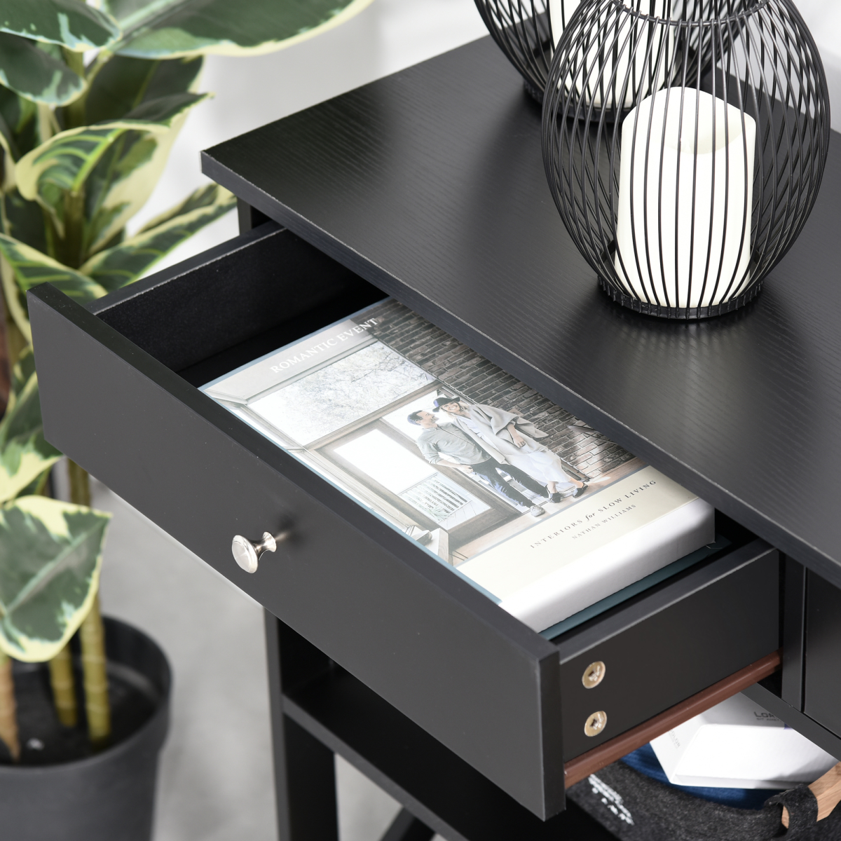 cortex-london-york-black-console-table-with-drawers-and-shelves