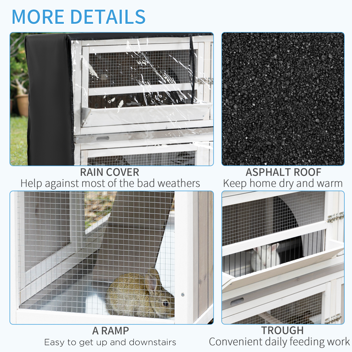 cortex-london-windsor-two-tier-wooden-rabbit-hutch-with-wheels-grey-pawhut