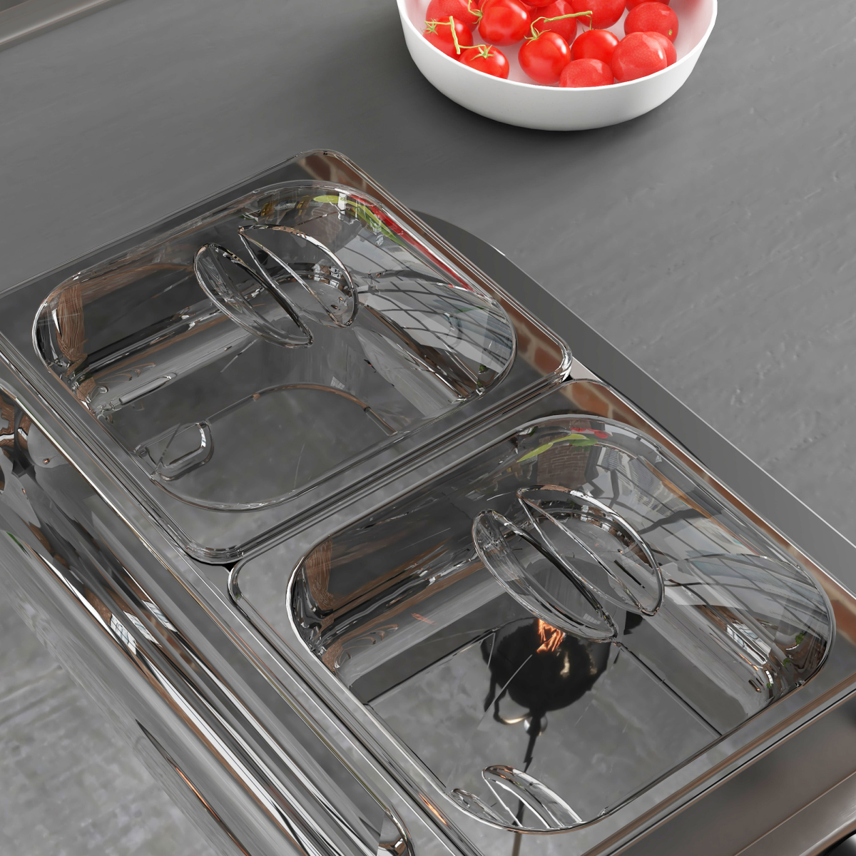 cortex-london-windsor-four-tray-electric-food-warmer-buffet-server-300w-stainless-steel-silver