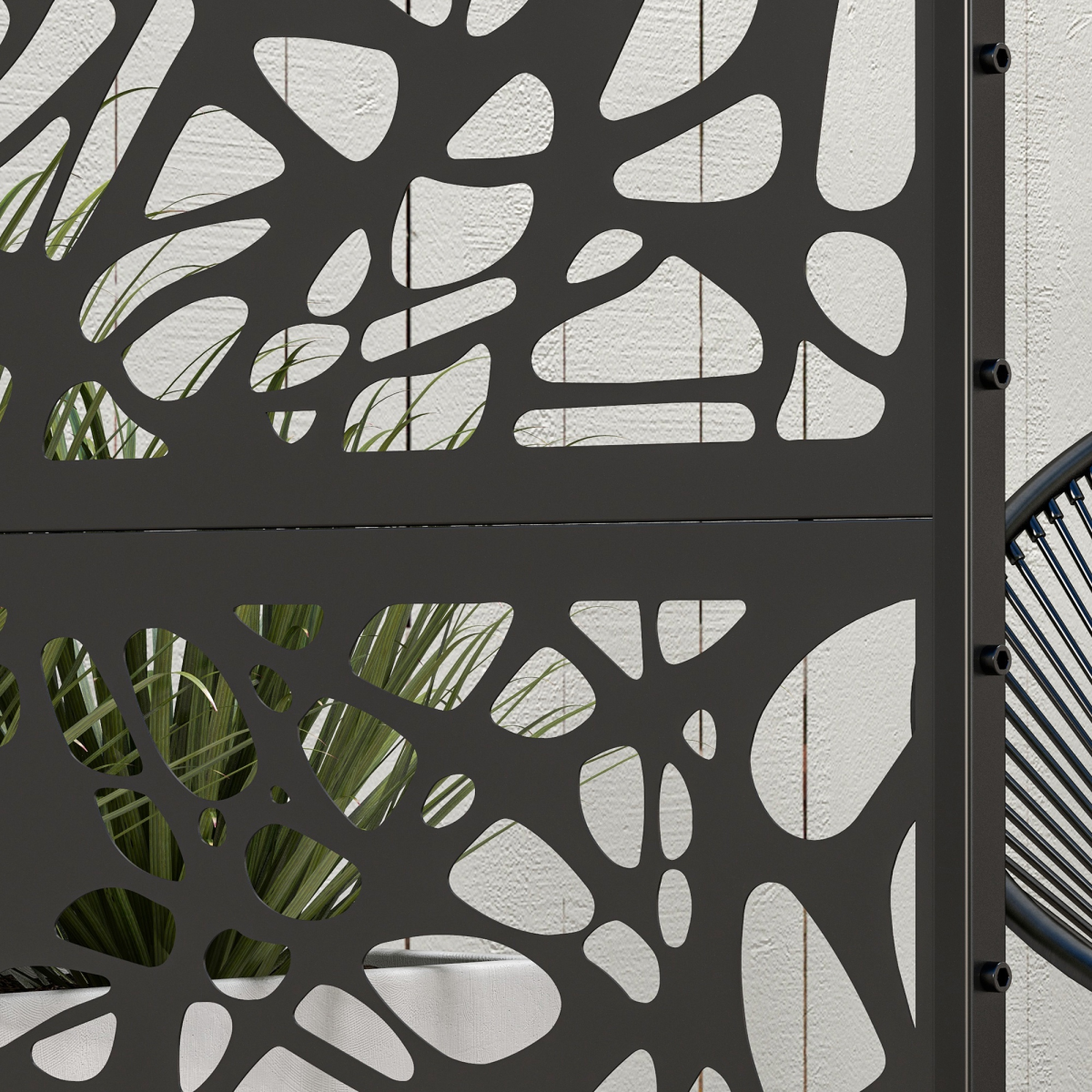 cortex-london-york-twisted-line-steel-outdoor-privacy-screen-black
