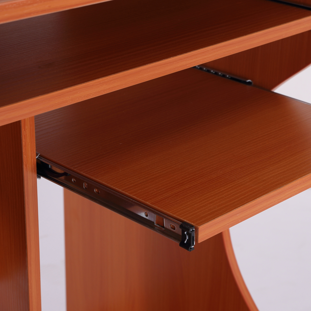 cortex-london-york-cherry-wood-computer-desk-with-wheels-and-storage-shelves